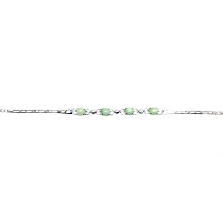 bracelet en argent 925 avec des jades pour un prix des plus abordable.-bijouxbijoux.ch