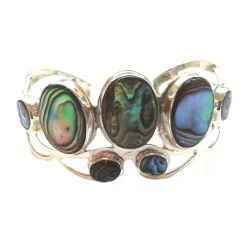 bracelet en argent 925 massif " en nacre Abalone " à vous pour 399 francs .-bijouxbijoux.ch