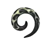 2 cm Spirale Blanche / 001 - PLCi01