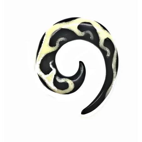 2,2 cm Spirale Blanche / 002 - PLCi01
