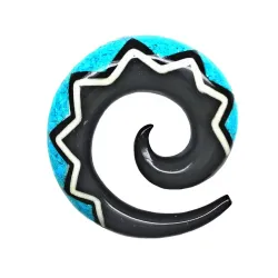 3,5 cm Blau Spirale / 010 - PLCi01