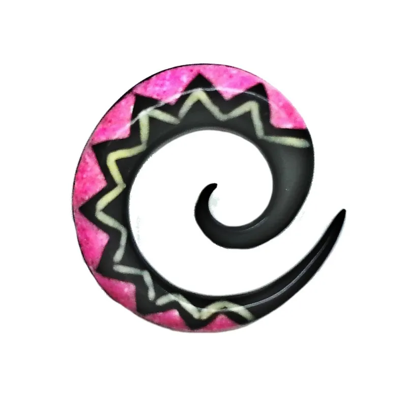 2,5 cm Pink Spirale / 012 - PLCi01