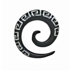 3 cm Spirale Blanche / 014 - PLCi01