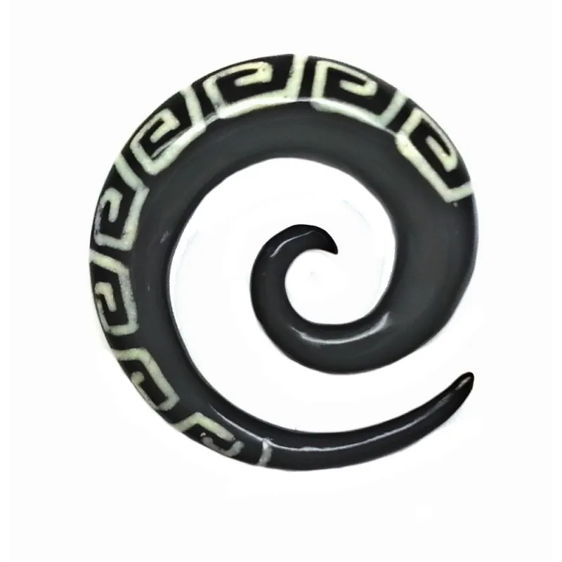 3,2 cm Weisse Spirale / 015 - PLCi01