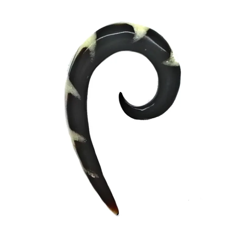 3 cm Spirale Blanche / 018 - PLCi01