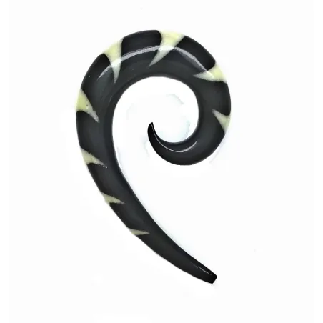 3,5 cm Weisse Spirale / 019 - PLCi01