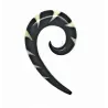 3,5 cm Spirale Blanche / 019 - PLCi01