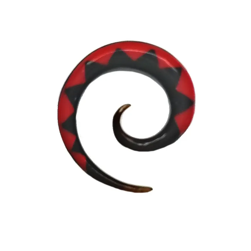 2 cm Spirale Rouge / 021 - PLCi01
