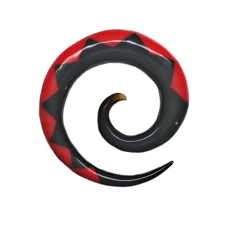 3,5 cm Spirale Rouge / 022 - PLCi01