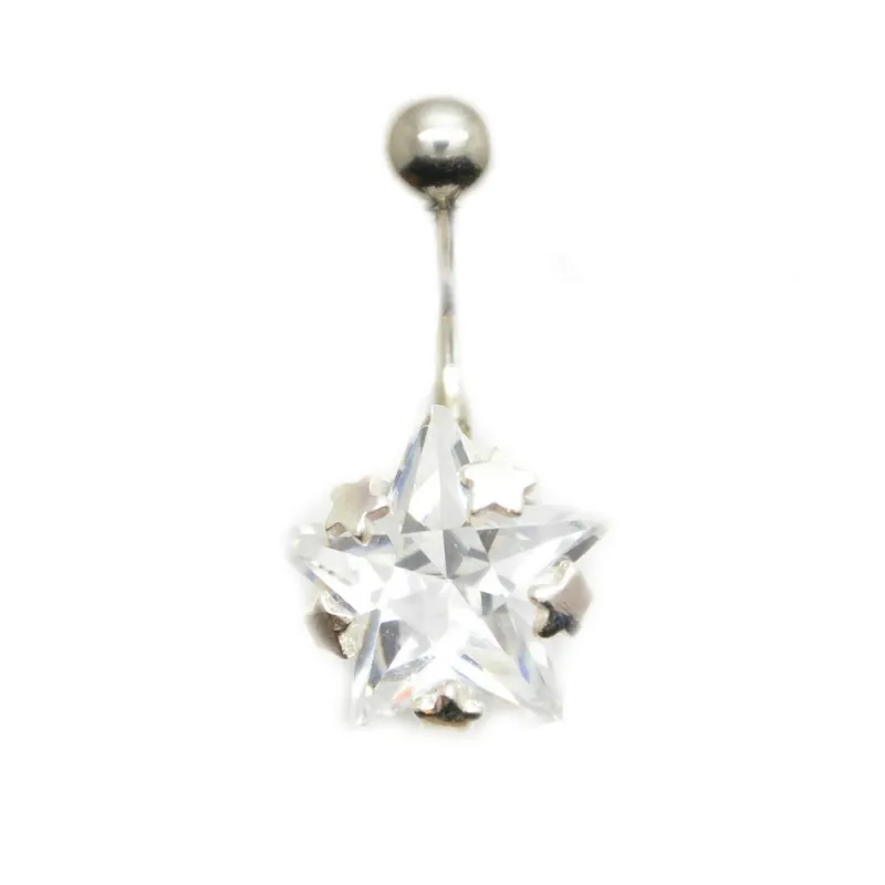 piercing de nombril avec un gros strass qui fait tout son effet.-bijouxbijoux.ch 