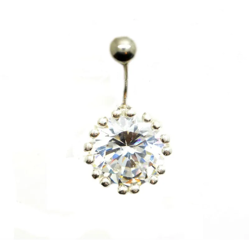 piercing de nombril en forme d'étoile de cristal tout simplement magnifique.- bijouxbijoux.ch