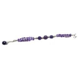 bracelet en argent massif avec des améthystes naturelles pour 149 francs.-bijouxbijoux.ch