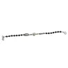 bracelet en argent 925 massif avec des pierres d'onyx pour 149 frs .-bijouxbijoux.ch