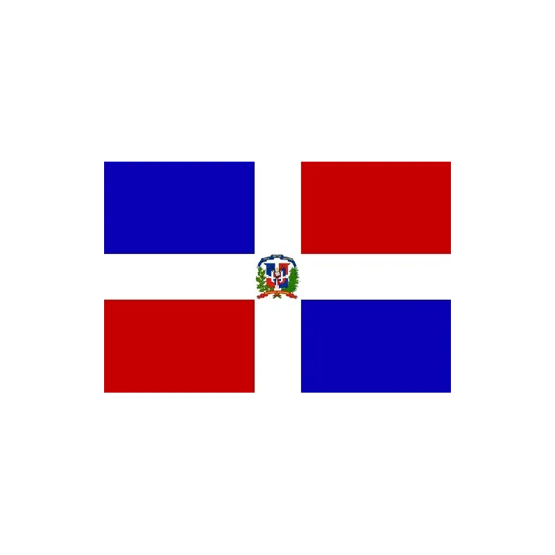 Drapeau de le République Dominicaine.- bijouxbijoux.ch