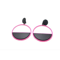 clips d'oreilles pour 5 francs,en plastic , nombreuses couleurs.-bijouxbijoux.ch