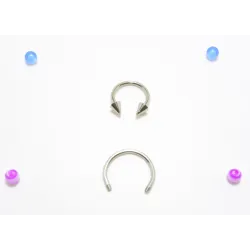 piercing acier 316 et bioplast