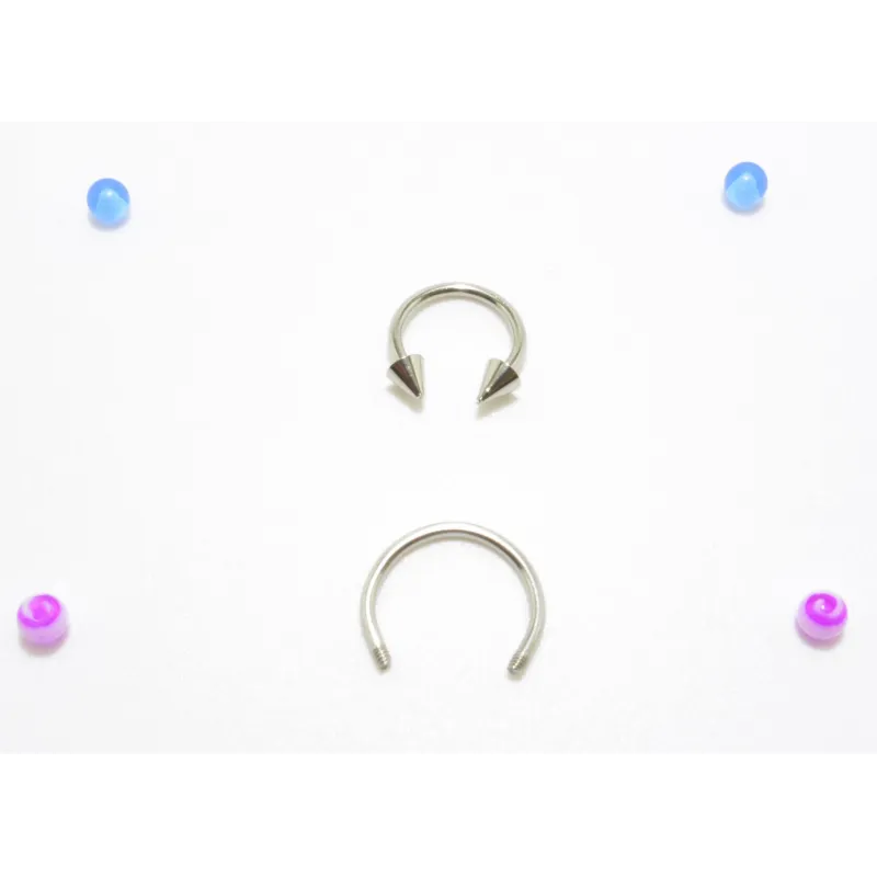 piercing acier 316 et bioplast