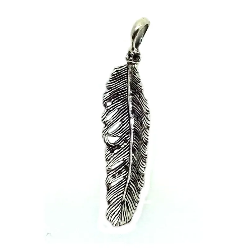 pendentif en argent,massif "feuille" .-bijouxbijoux.ch