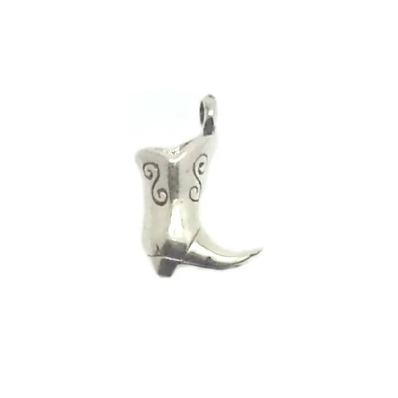 pendentif en argent botte de cowboy pour 15.- francs .-bijouxbijoux.ch