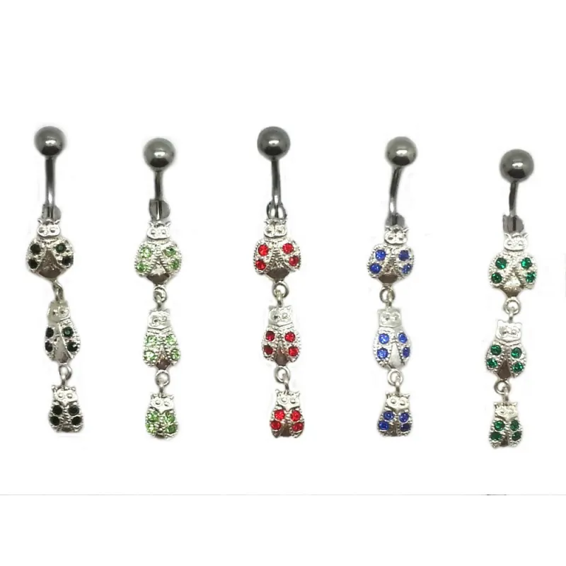 piercing de nombril coccinelle- bijouxbijoux.ch