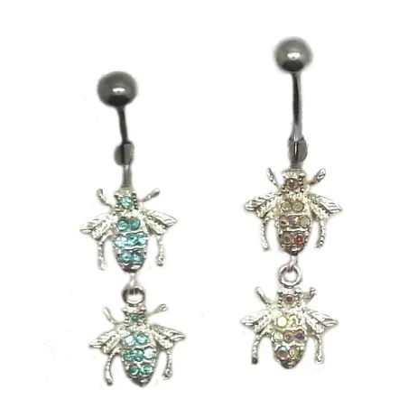 Brrr-piercing de nombril avec des araignées-bijouxbijoux.ch-si vous osez?