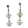 Brrr-piercing de nombril avec des araignées-bijouxbijoux.ch-si vous osez?
