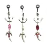 Piercing de nombril Salamandre mobile,bon prix et trés joli.-bijouxbijoux.ch