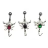 piercing de nombril scorpion de qualité .- bijouxbijoux.ch