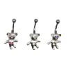 piercing de nombril ourson,pas cher et de qualité acier 316 L.-bijouxbijoux.ch