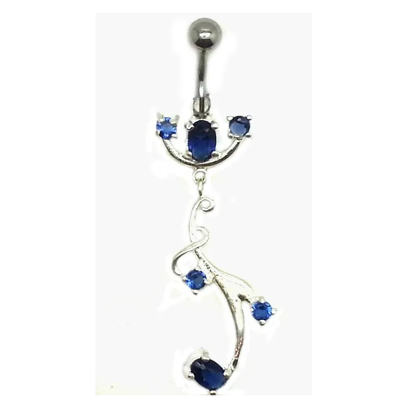 très mignon piercing de nombril avec cristaux.-bijouxbijoux.ch
