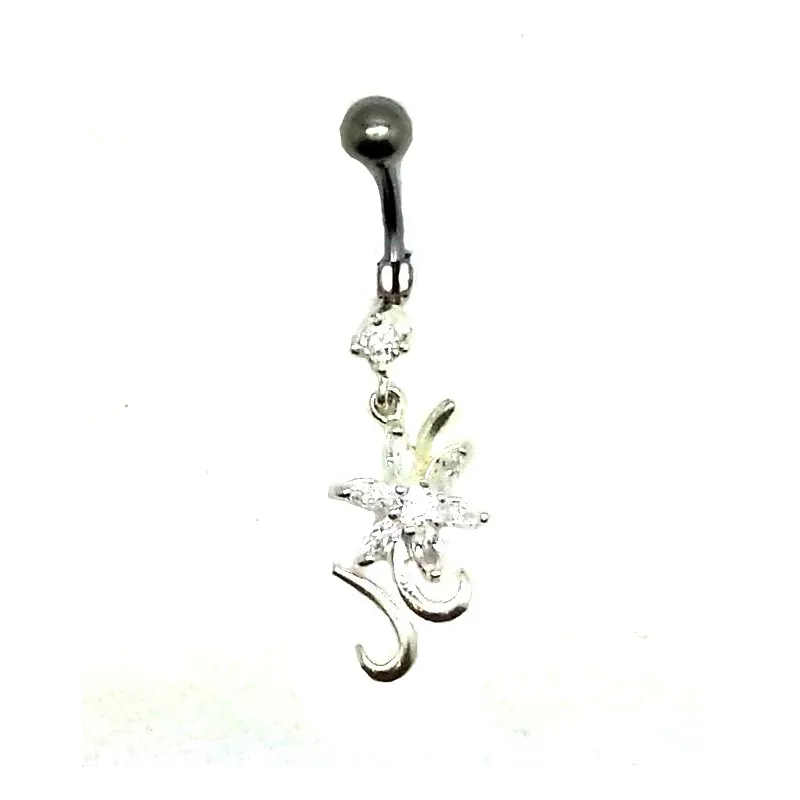 piercing de nombril en forme d'étoile porte bonheur.- bijouxbijoux.ch