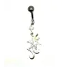 piercing de nombril en forme d'étoile porte bonheur.- bijouxbijoux.ch