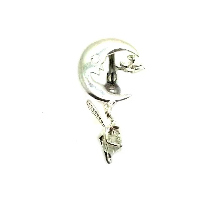 piercing de nombril croissant de lune avec une jolie fée,excellent rapport qualité-prix.-bijouxbijoux.ch