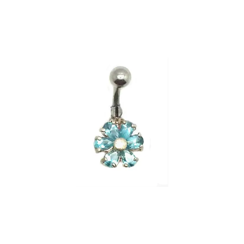 piercing de nombril,très mignon  avec 6 strass et super haute qualité .- bijouxbijoux.ch